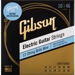 Gibson Brite Wire Electric Guitar Stings 12 String Light 10-46 Front View
